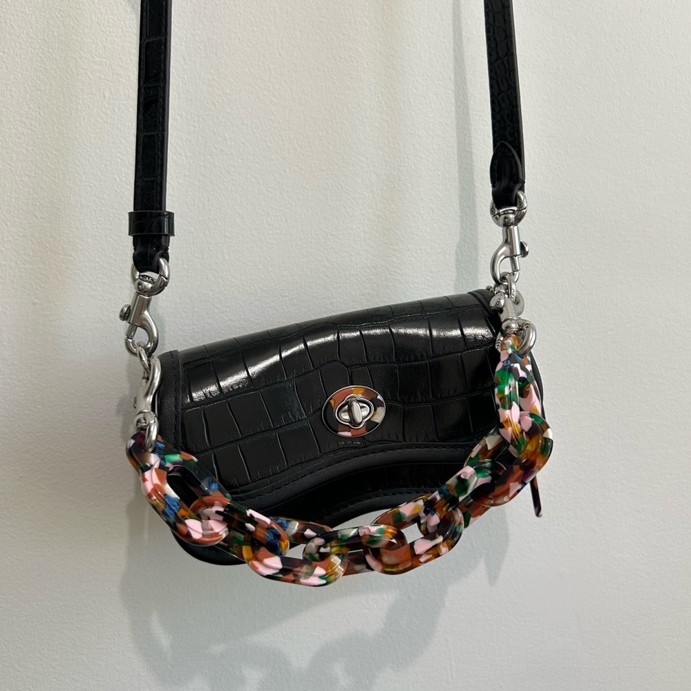 Coachtopia coach wavy dinky bag in croc - Picture 4 of 8